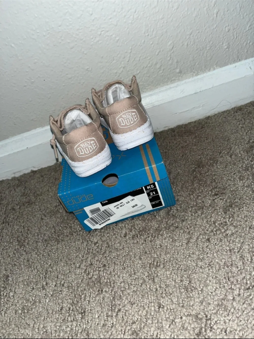 Hey Dude Toddler Slip-On Shoes - Tan